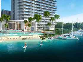 The Harbour - Lancamento - Pronto em 2018 - Aventura - Sunny Isles Blvd - 20% sinal no contrato